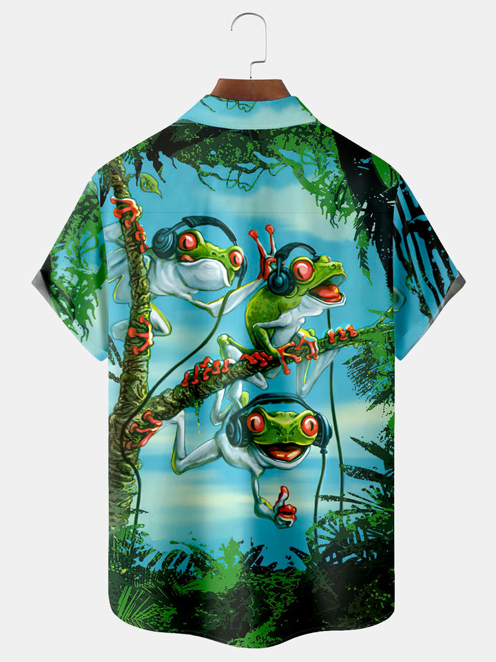 Alohadaddy Frog Print Men&
