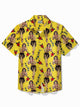 Chemise à boutons et poches pour homme à imprimé floral hawaïen mexicain Alohadaddy
