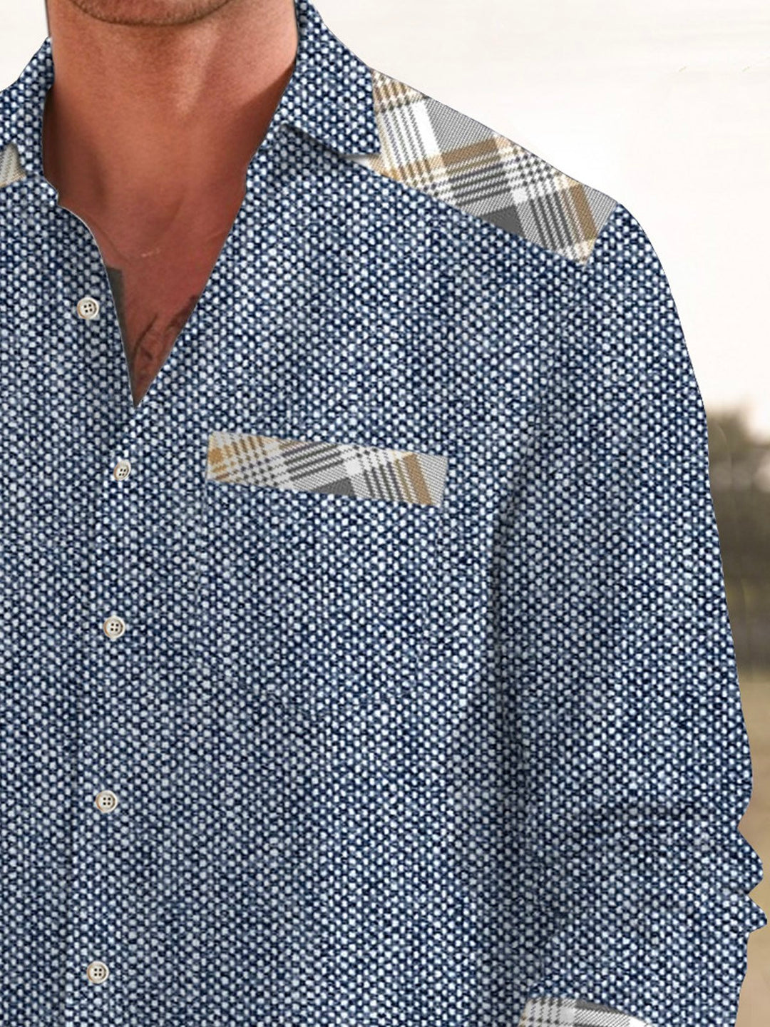 Alohadaddy Vintage Plaid Print Men&