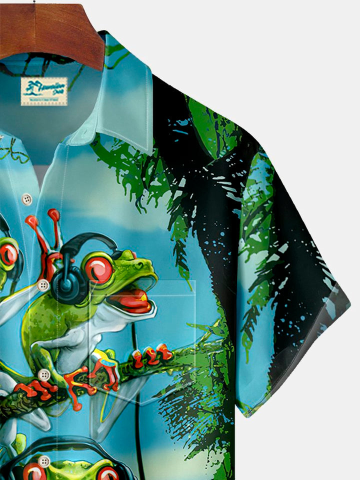 Alohadaddy Frog Print Men&