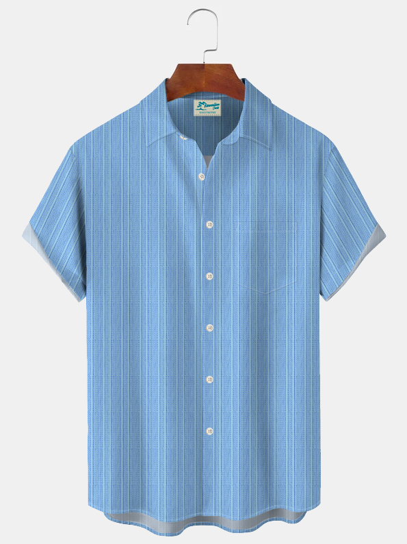 Alohadaddy Striped Printed Men&