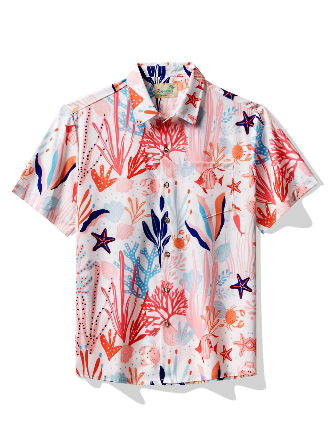 Alohadaddy Sea Life Pink Men&