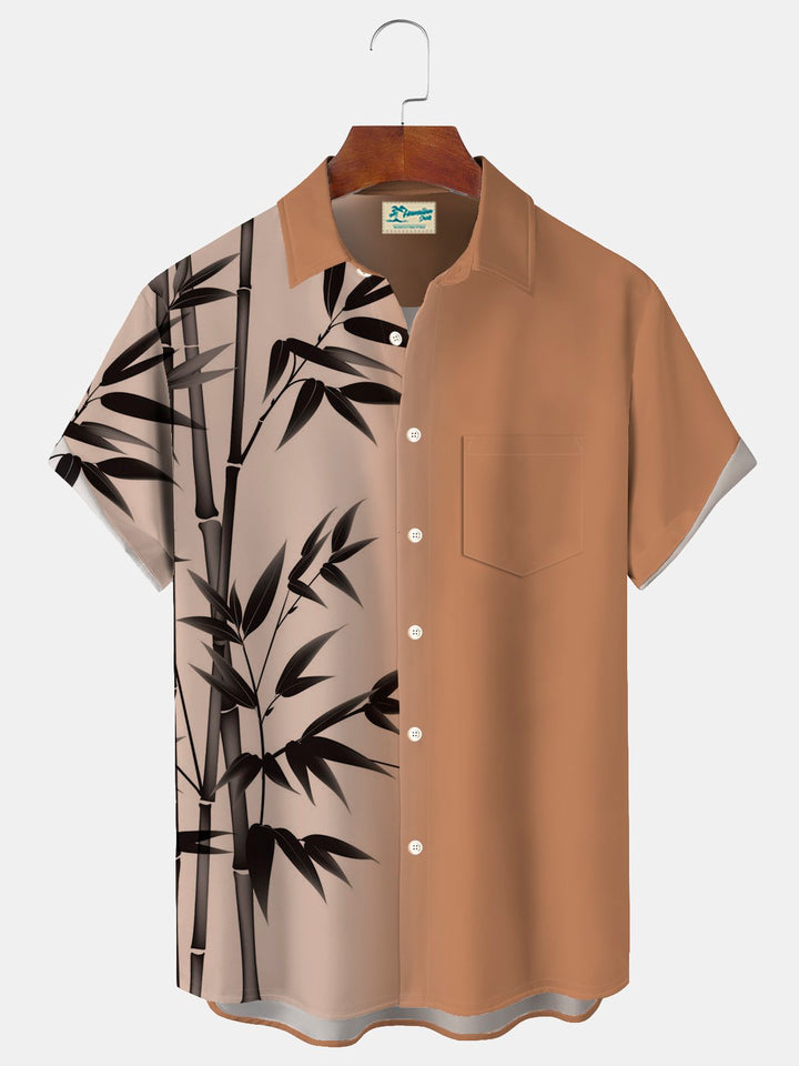 Alohadaddy Hawaiian Bamboo Ombre Printed Men&