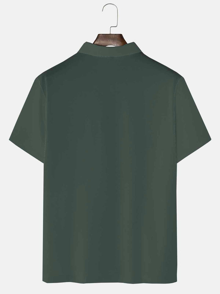 Alohadaddy Letter Print Basic Men&