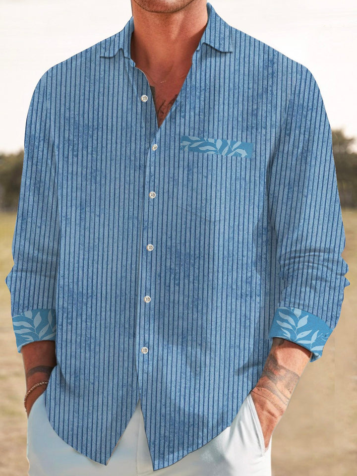 Alohadaddy Vintage Floral Stripe Print Men&