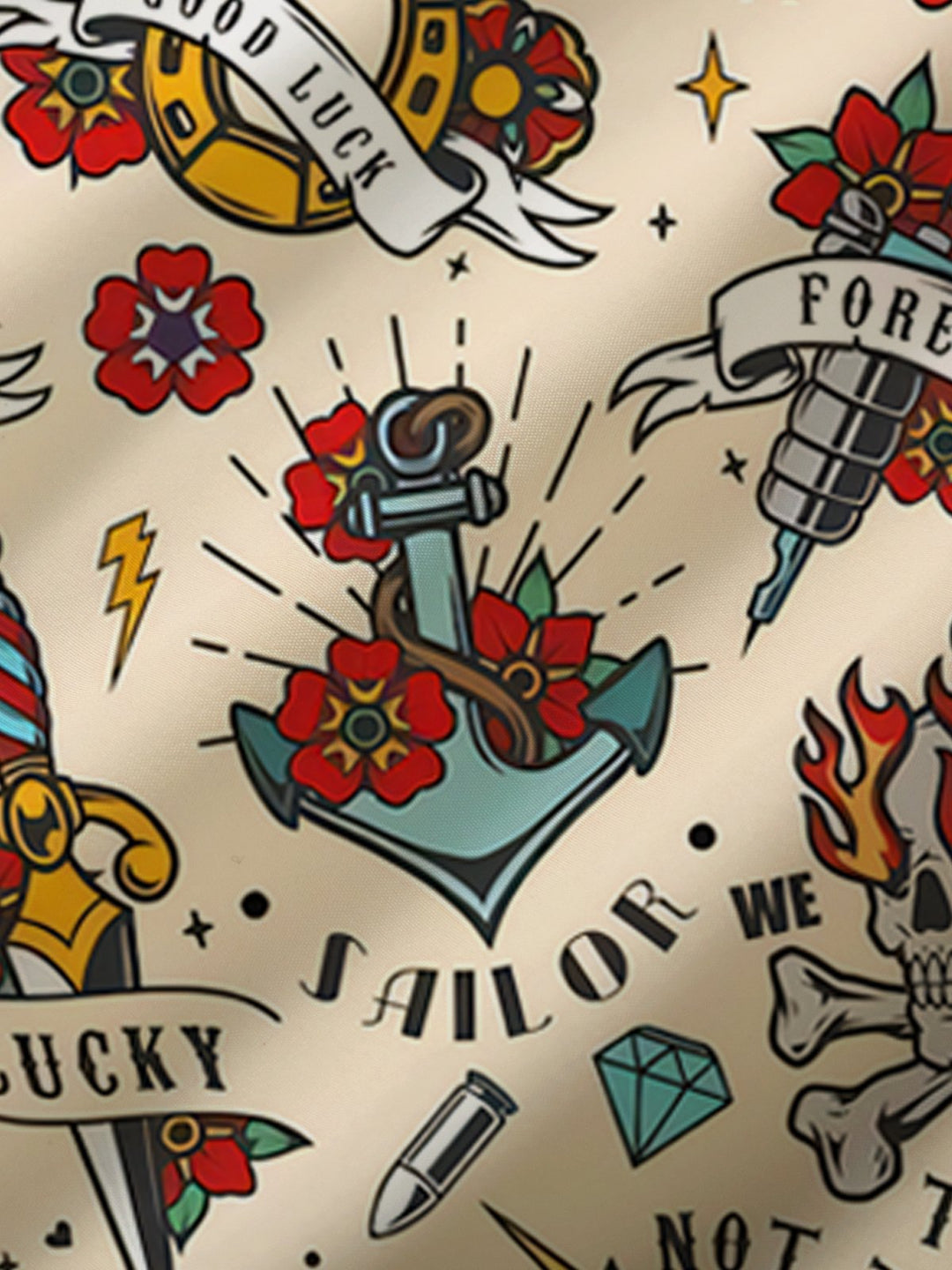 Camisa con bolsillos abotonados y estampado mexicano vintage para hombre de Alohadaddy