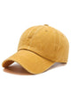 Washed Denim Simple Solid Color Sports Baseball Cap