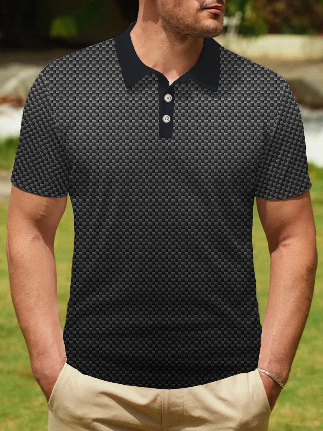 Alohadaddy Black Texture Plain Men&