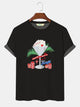 Alohadaddy Men's Hawaiian Botanical Poker Cocktail Print  T-shirt