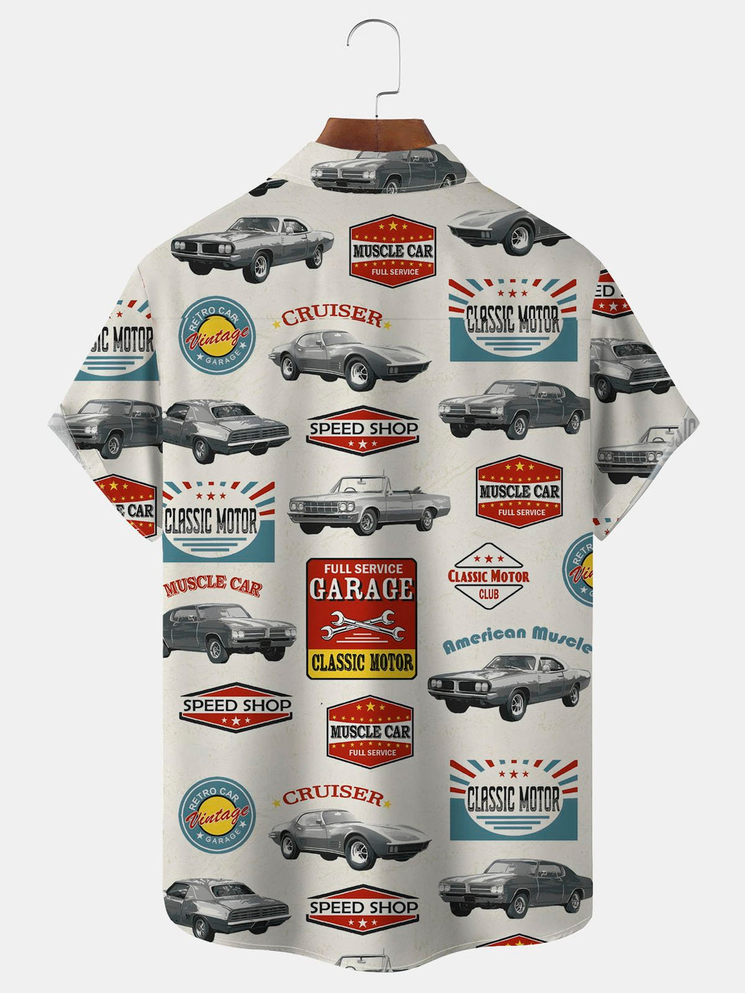 Alohadaddy Vintage Car Print Men&