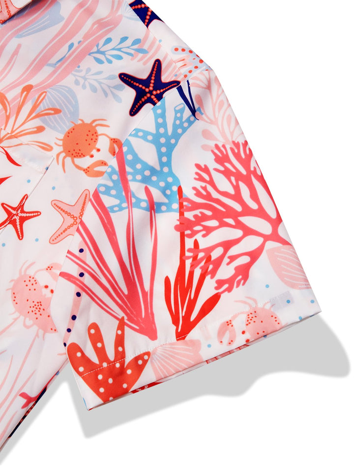 Alohadaddy Sea Life Pink Men&