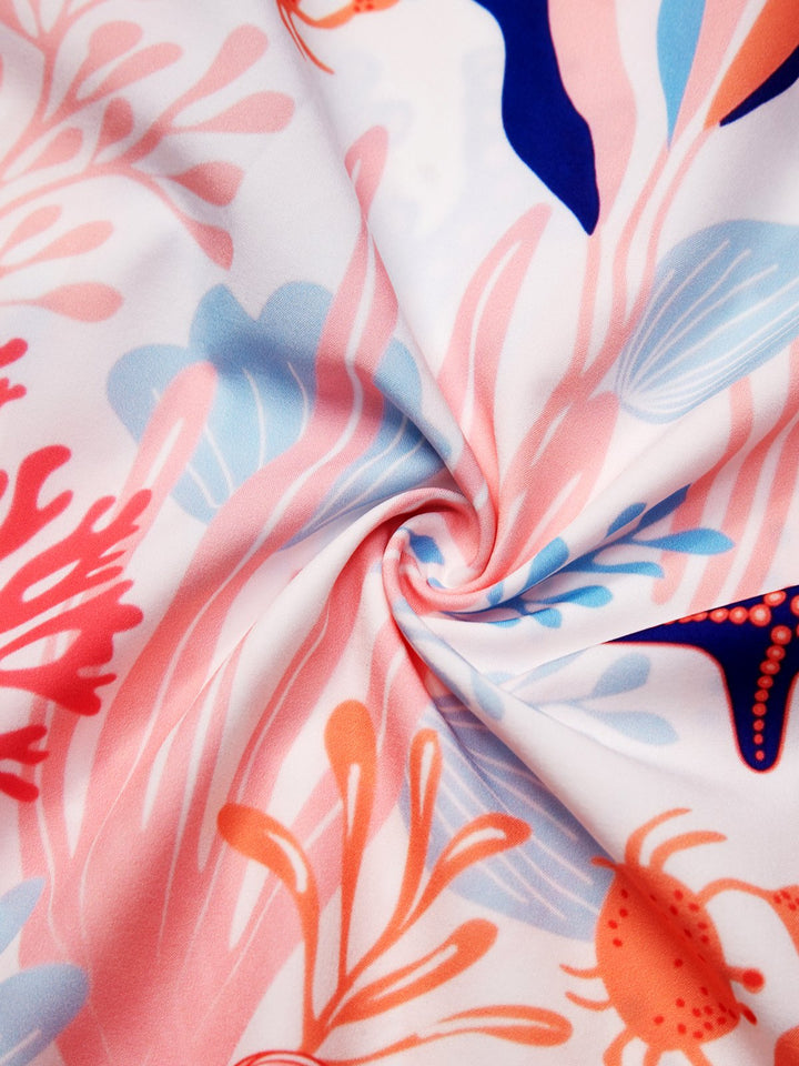 Alohadaddy Sea Life Pink Men&