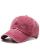 Washed Denim Simple Solid Color Sports Baseball Cap