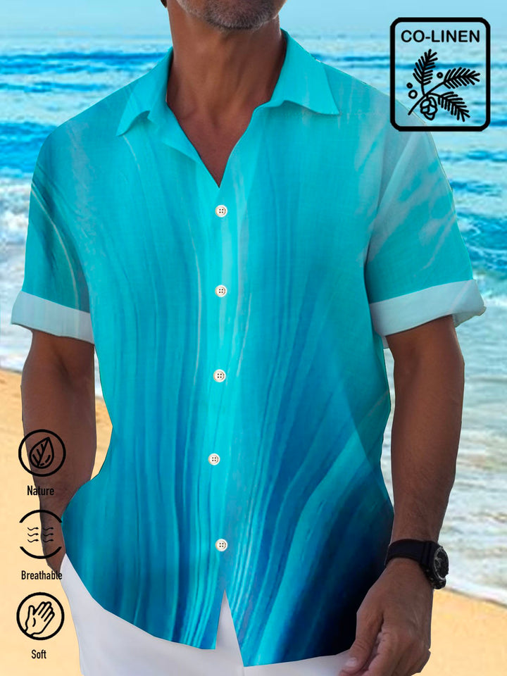 Alohadaddy Cotton Linen Gradient Men&