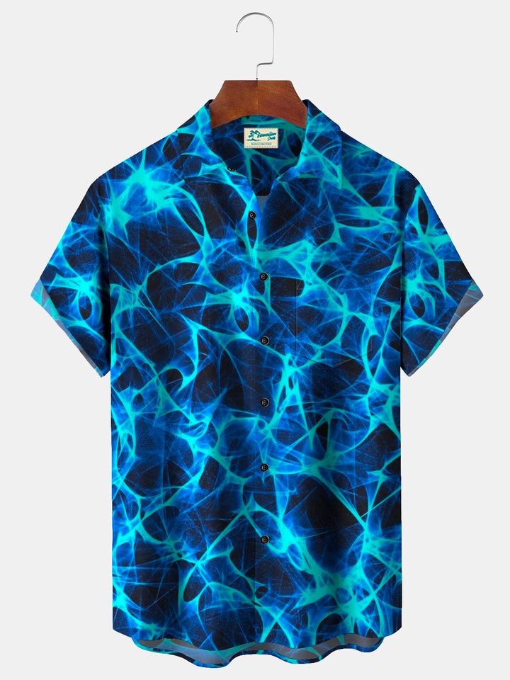 Alohadaddy Art Ombre Aurora Print Beach Men&