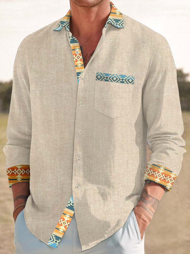 Alohadaddy Vintage Geometric Azcott Print Men&