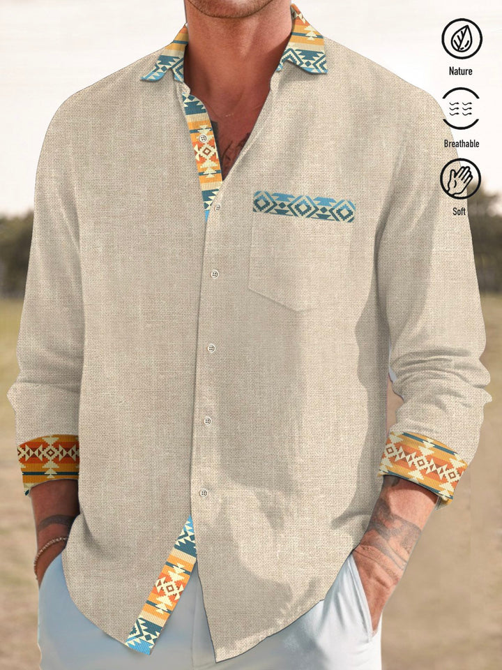 Alohadaddy Vintage Geometric Azcott Print Men&