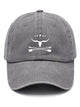Alohadaddy Retro Western Bull Casual Printed Peaked Cap