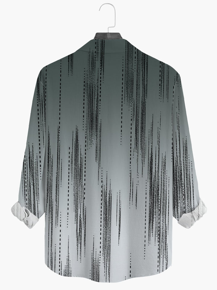 Alohadaddy Retro Gradient Stripe Print Men&
