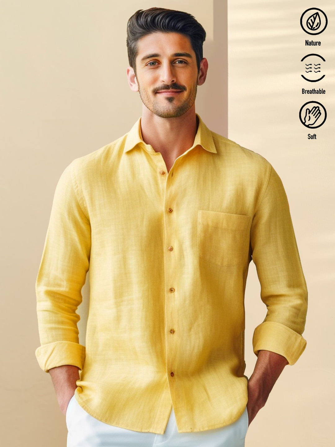 Alohadaddy Beach Vacation Yellow Men&