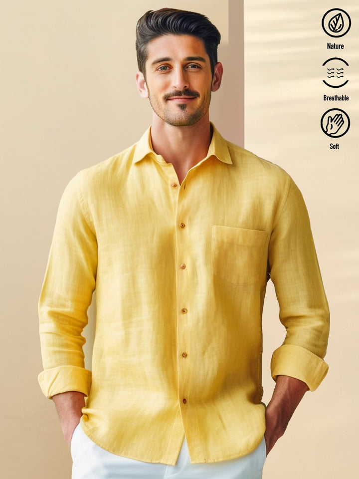 Alohadaddy Beach Vacation Yellow Men&