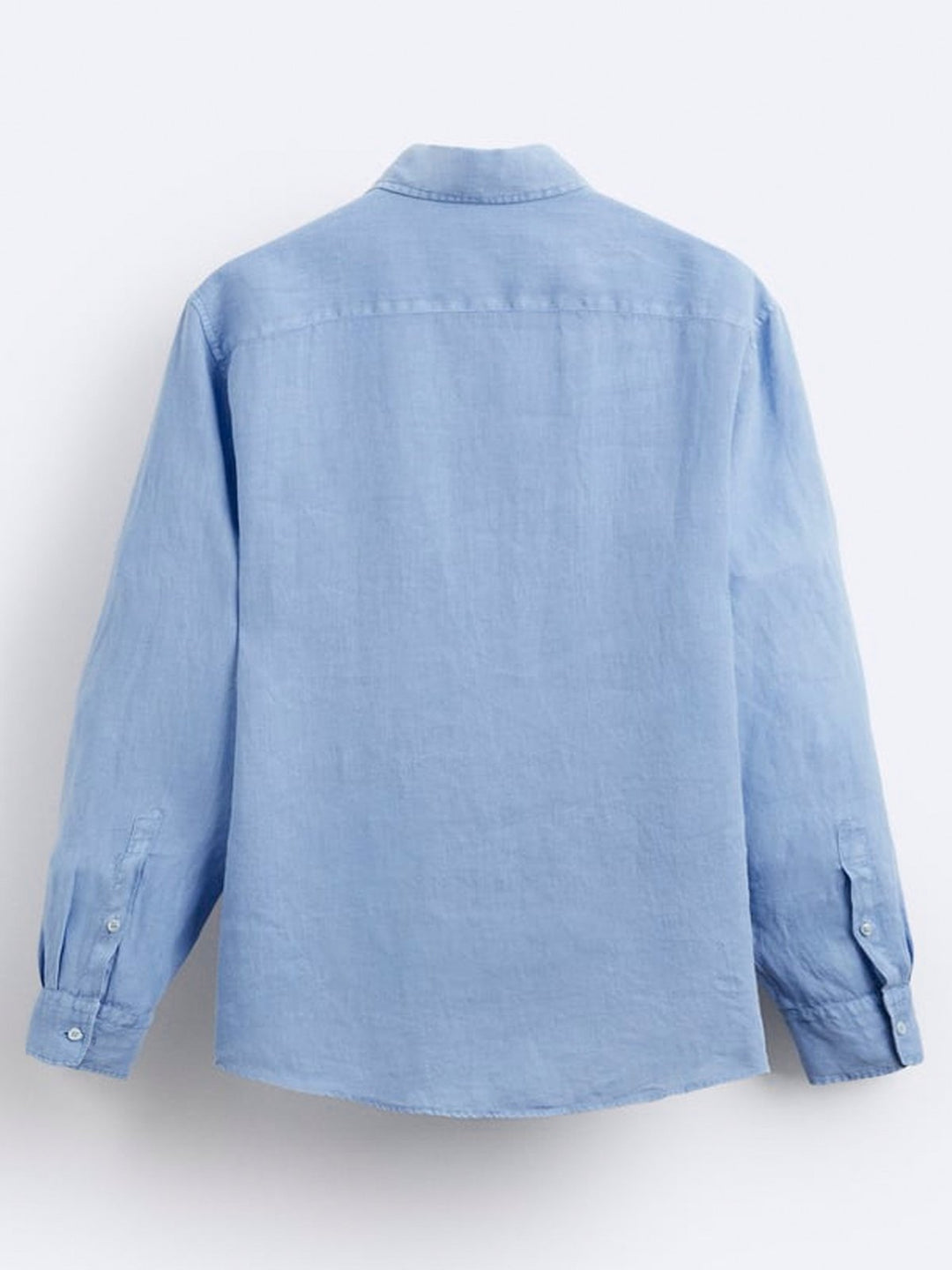 Alohadaddy Beach Vacation Blue Long Sleeve Shirt Textured Breathable Comfortable Aloha Button Camp Shirts