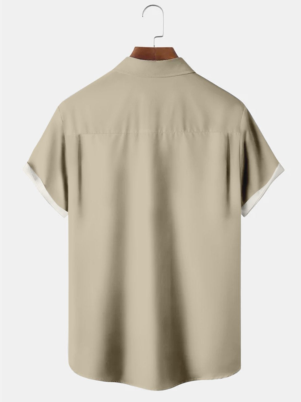 Alohadaddy Contrast Color Abstract Cocktail Casual Cotton-Blend Plus Size Shirts