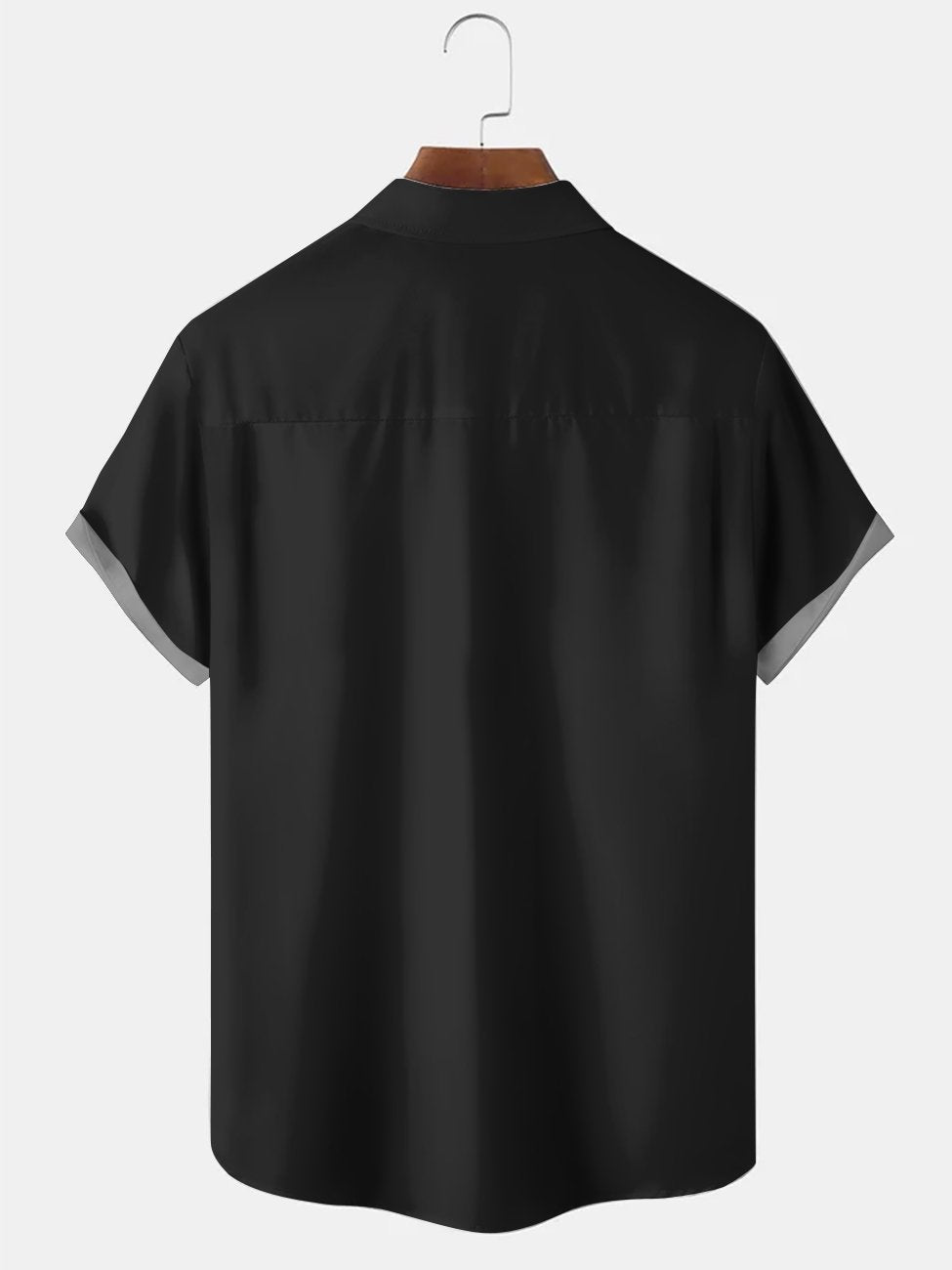 Alohadaddy Black Christmas Santa Claus Illustration Casual Plus Size Shirts
