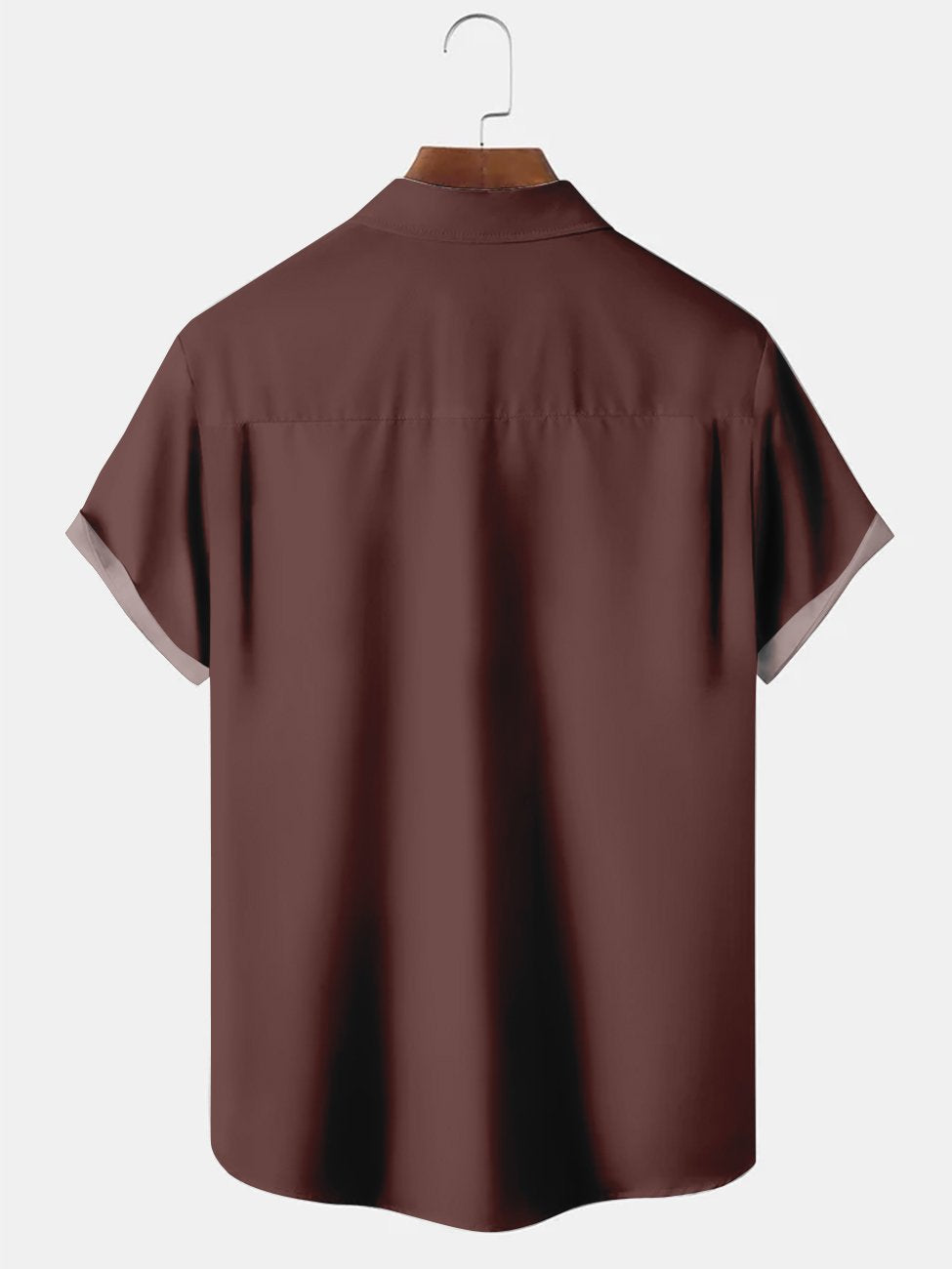 Alohadaddy Red-black Contrast Bowling Casual Plus Size Shirts