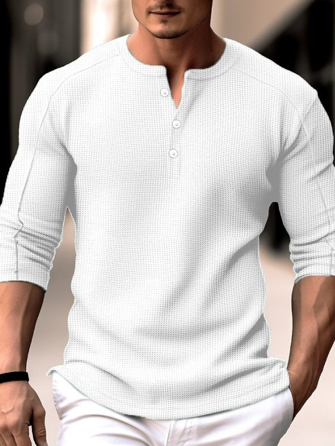 Casual Stand Collar Plain Shirts &amp; Tops