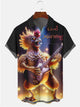 Alohadaddy Multicolor Music Chicken Casual Cotton-Blend Plus Size Shirts