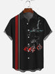 Alohadaddy Vintage Dice Black-red Plus Size Casual Plus Size Shirts