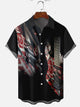 Alohadaddy Rock Guitar  Music Instrument Plus Size Casual Shirts