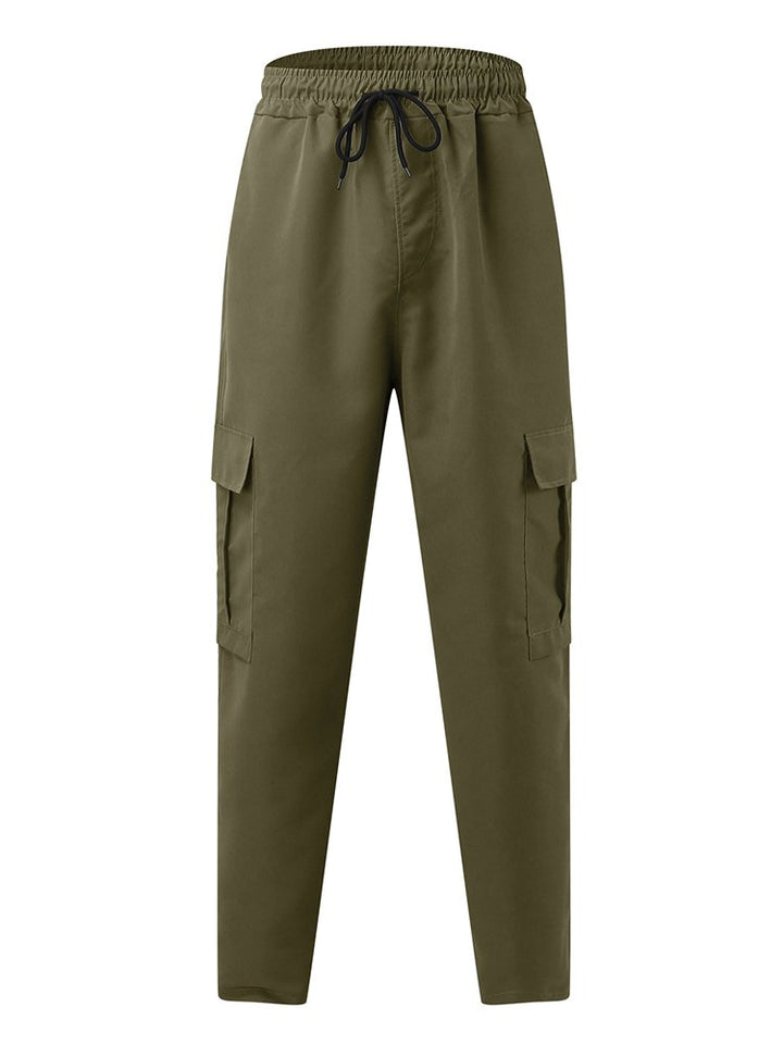 Alohadaddy Loose Multi-Pocket Straight Leg Casual Men&