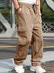 Pantalones casuales de pierna recta con múltiples bolsillos y holgados de Alohadaddy para hombre