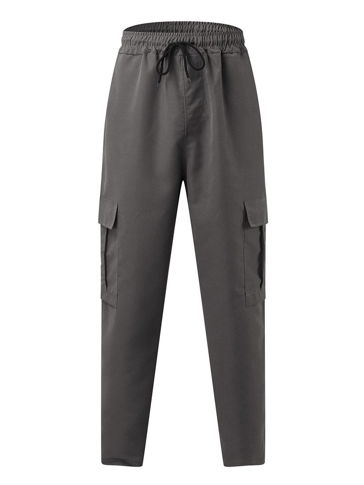 Alohadaddy Loose Multi-Pocket Straight Leg Casual Men&
