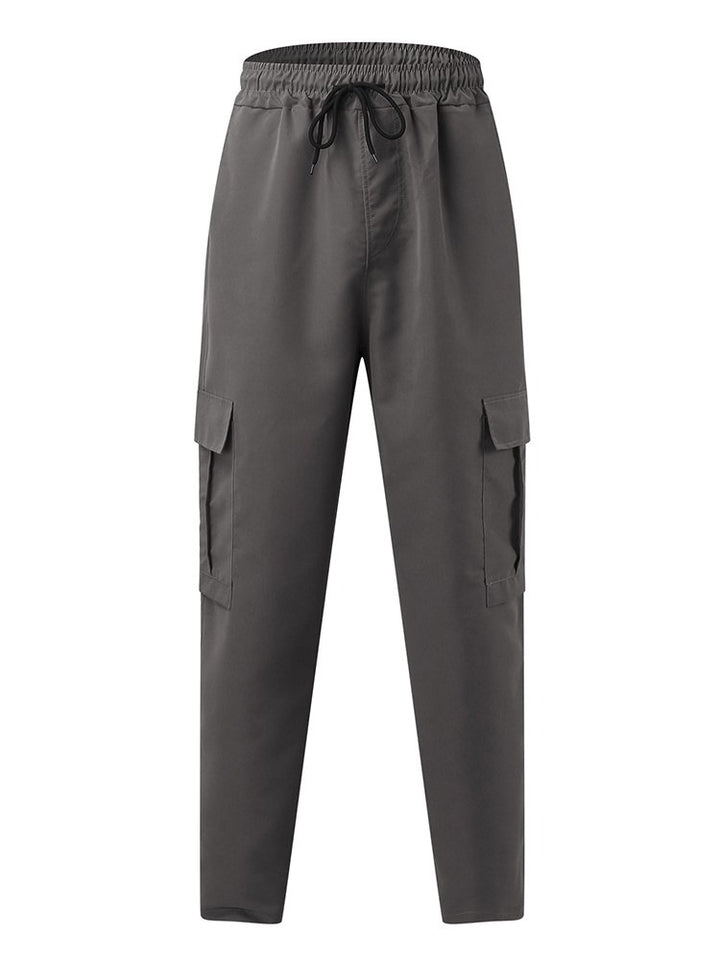 Alohadaddy Loose Multi-Pocket Straight Leg Casual Men&