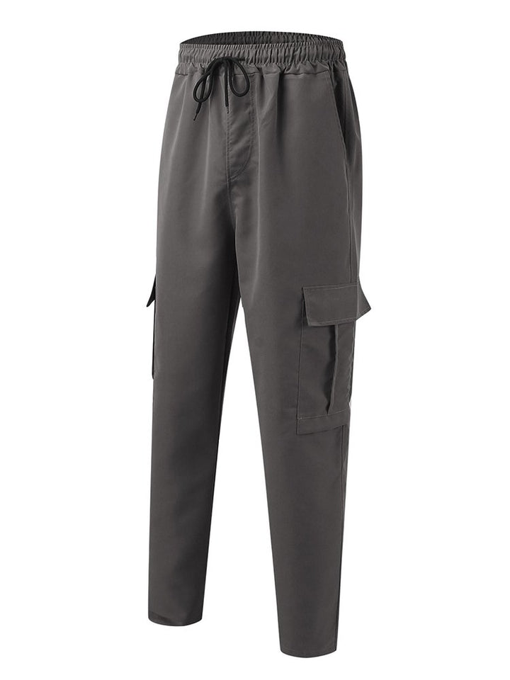 Alohadaddy Loose Multi-Pocket Straight Leg Casual Men&