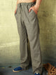 Alohadaddy Men's Loose Lightweight Casual Linen Pants Casual Home Comfort Pants