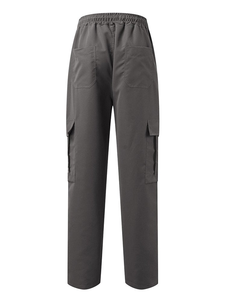 Alohadaddy Loose Multi-Pocket Straight Leg Casual Men&
