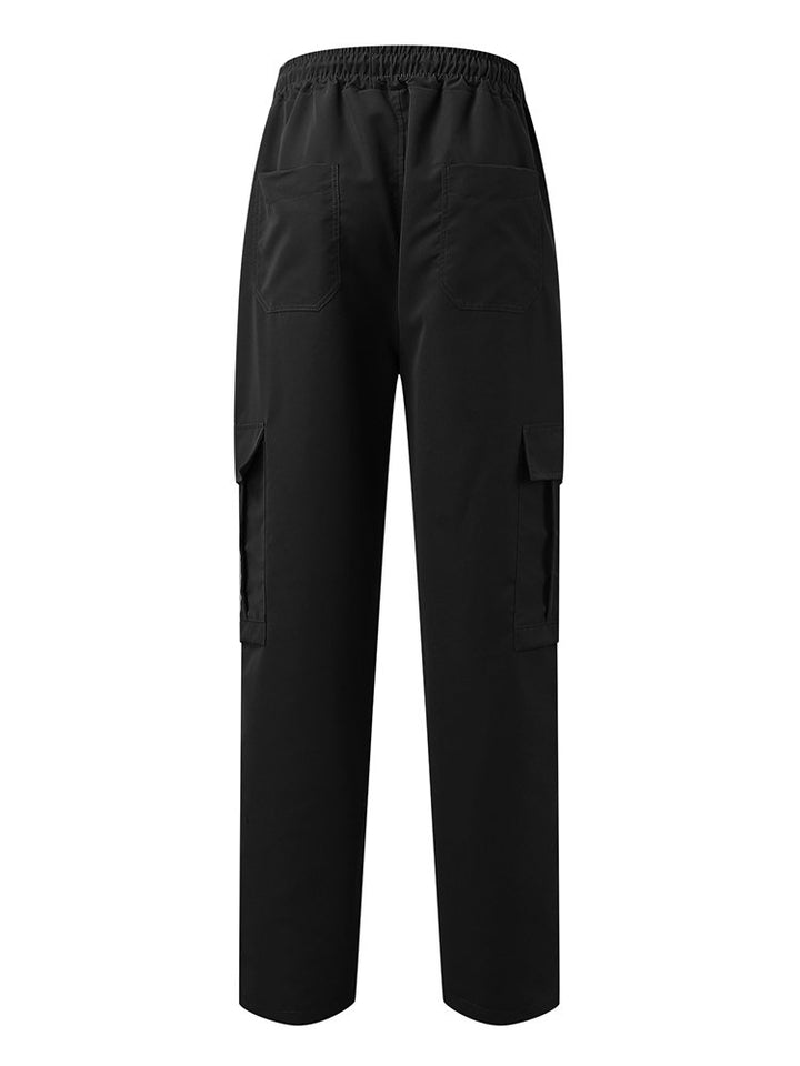 Alohadaddy Loose Multi-Pocket Straight Leg Casual Men&