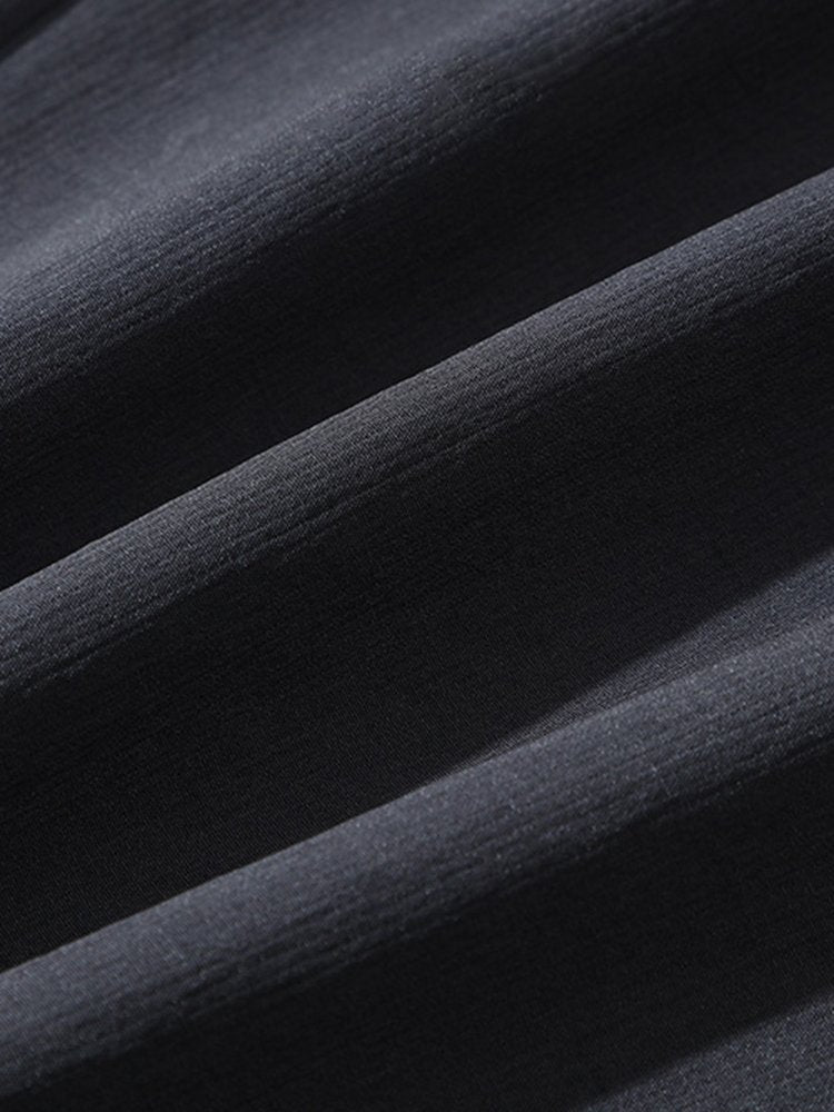 Pantalones de secado rápido para exteriores para hombre, pantalones holgados de tejido elástico con pies de viga, pantalones casuales de fitness
