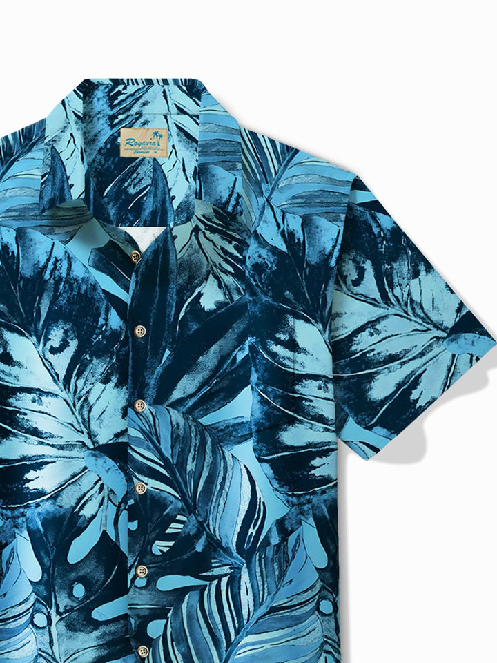 Alohadaddy Hawaiian Plant Leaf Print Men&