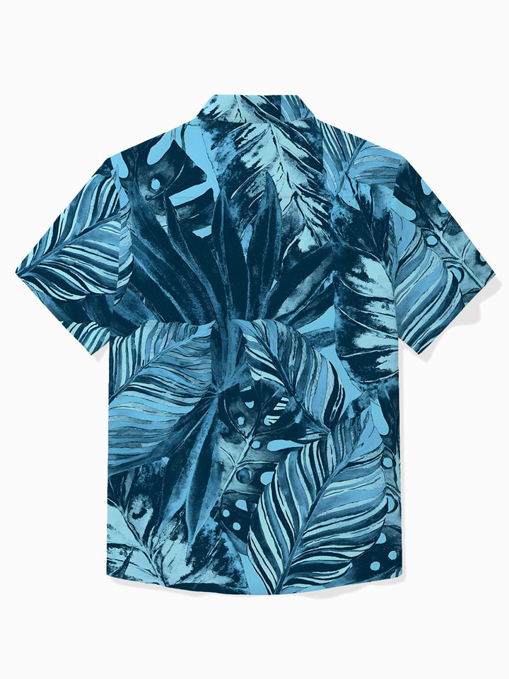 Alohadaddy Hawaiian Plant Leaf Print Men&