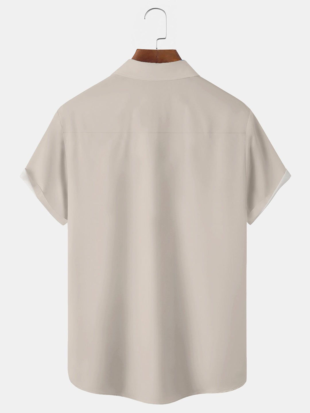 Camisa con diseño creativo y estampado de póster de coche retro para hombre con bolsillos
