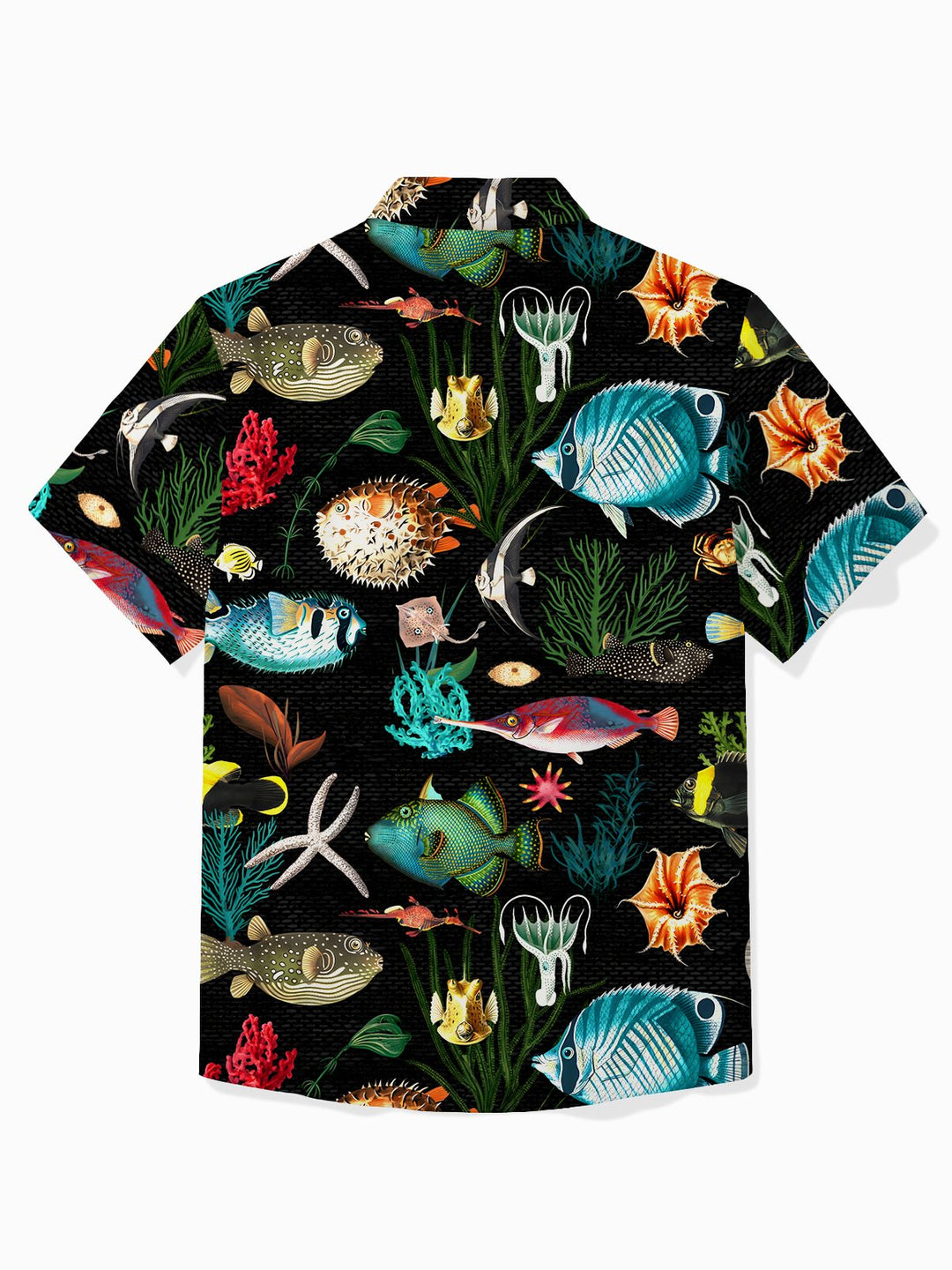 Alohadaddy Hawaii Sea Life Fish Print Men&
