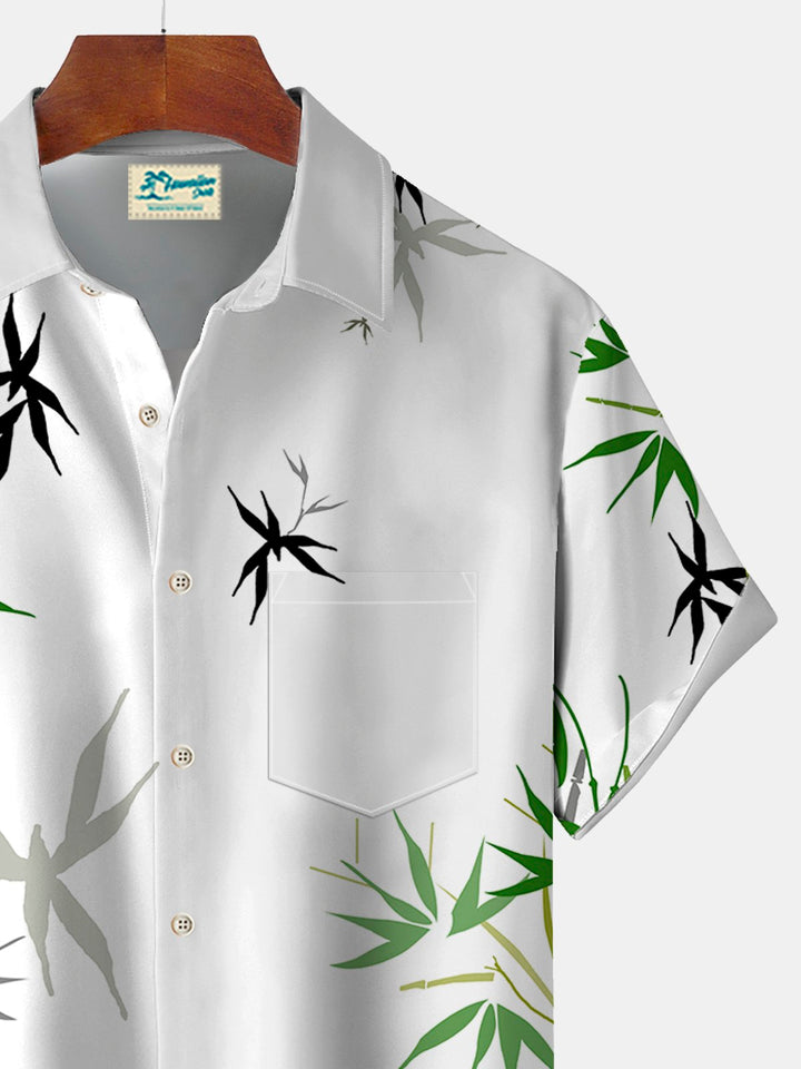 Alohadaddy Bamboo Print Beach Men&