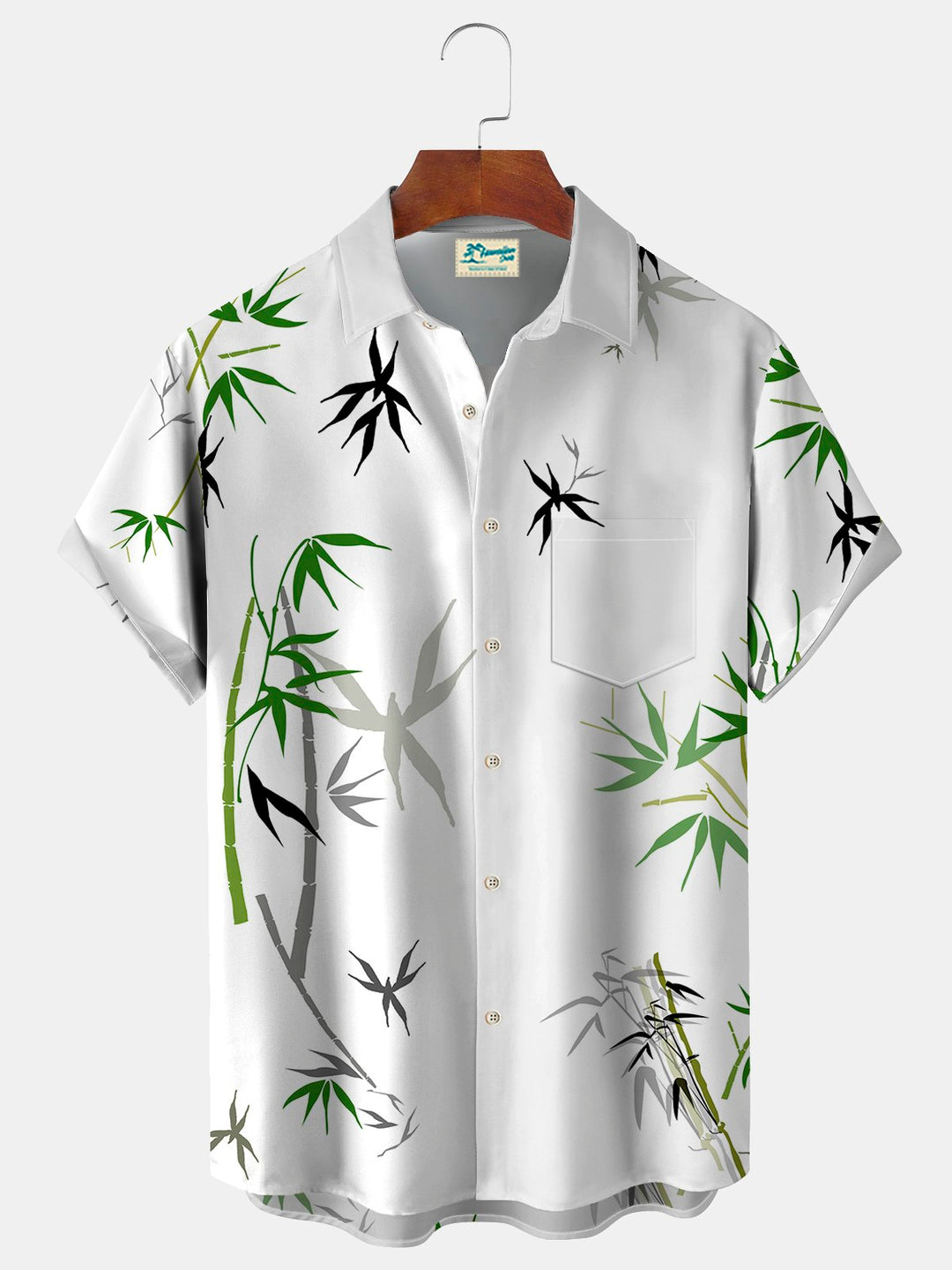 Alohadaddy Bamboo Print Beach Men&
