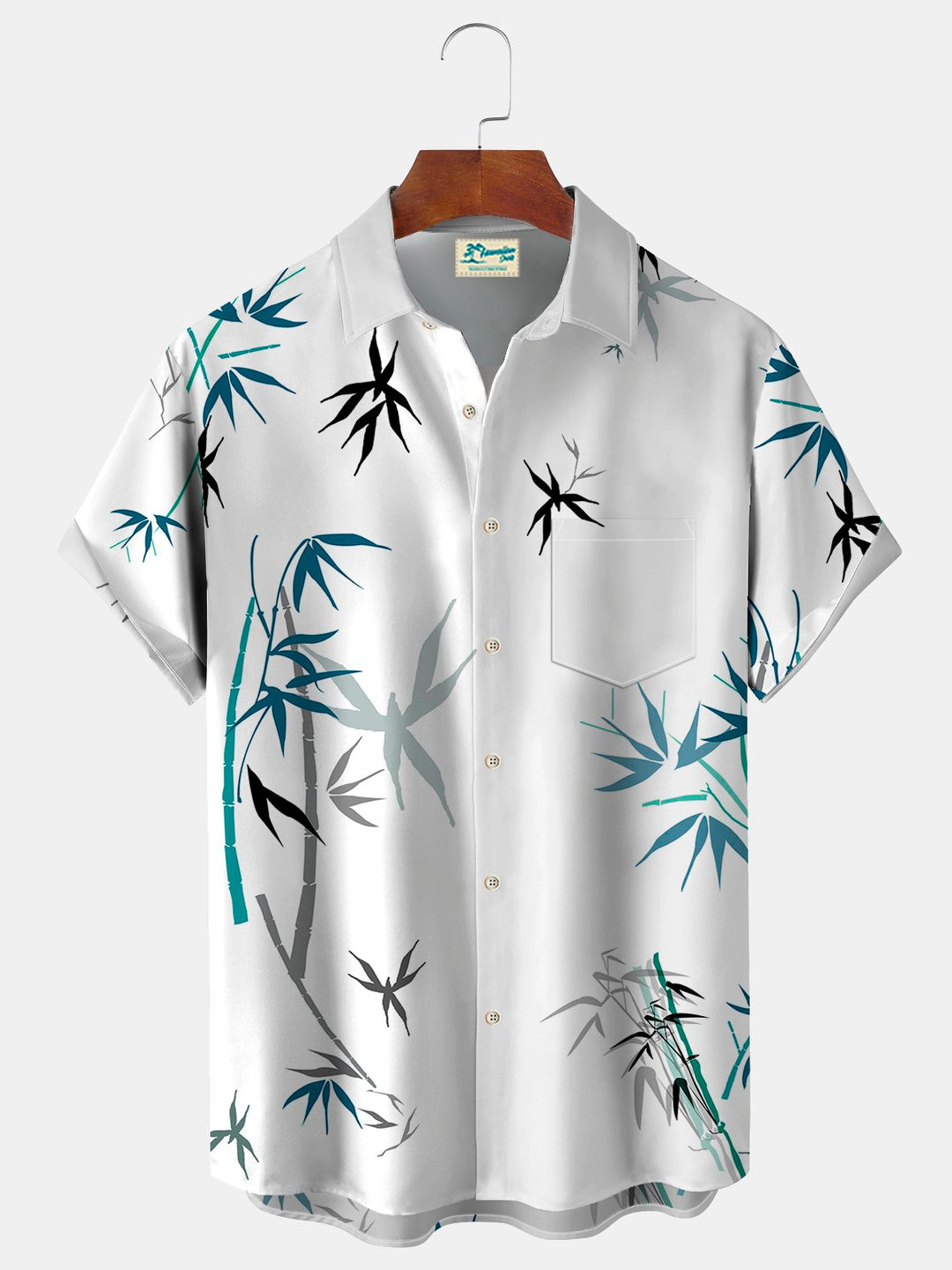 Alohadaddy Bamboo Print Beach Men&