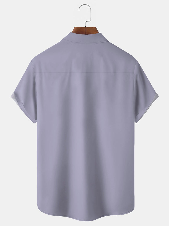 Alohadaddy Vintage Bowling Print Beach Men&